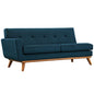 Engage Left-Arm Loveseat , Navy, Fabric
