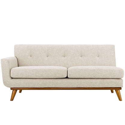 Engage Left-Arm Loveseat, Fabric, Beige 15269