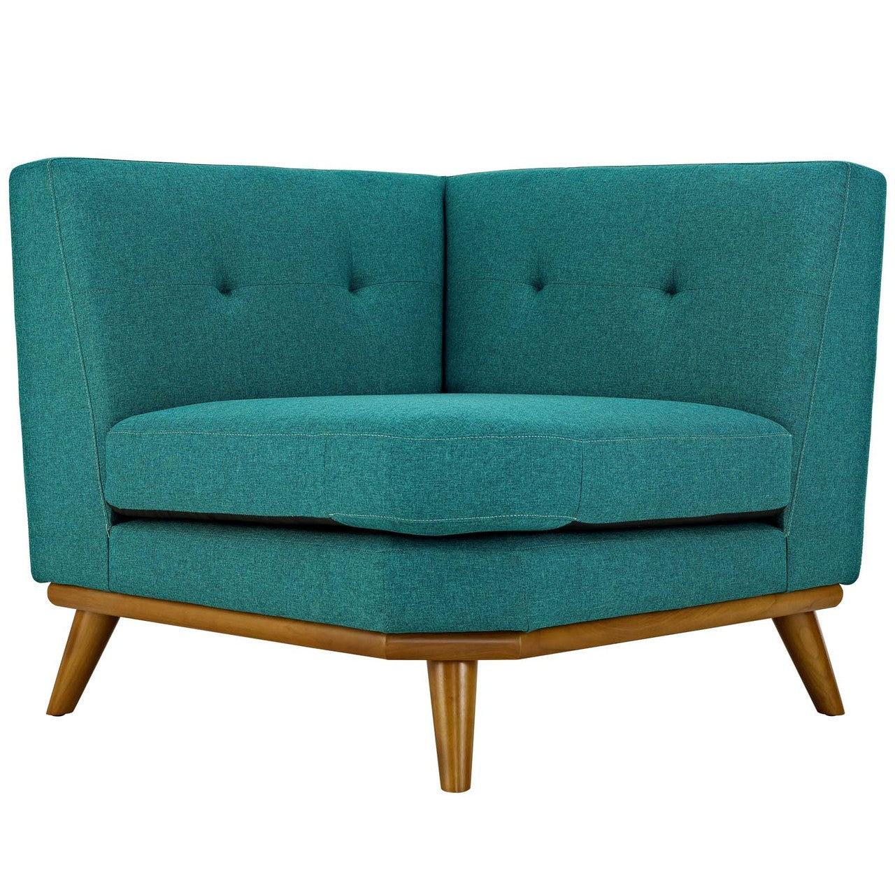 Engage Corner Sofa, Fabric, Aqua Blue 13319