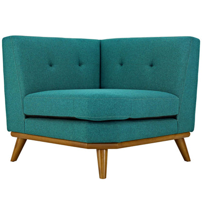 Engage Corner Sofa, Fabric, Aqua Blue 13319