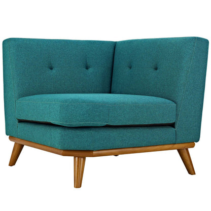 Engage Corner Sofa, Fabric, Aqua Blue 13319