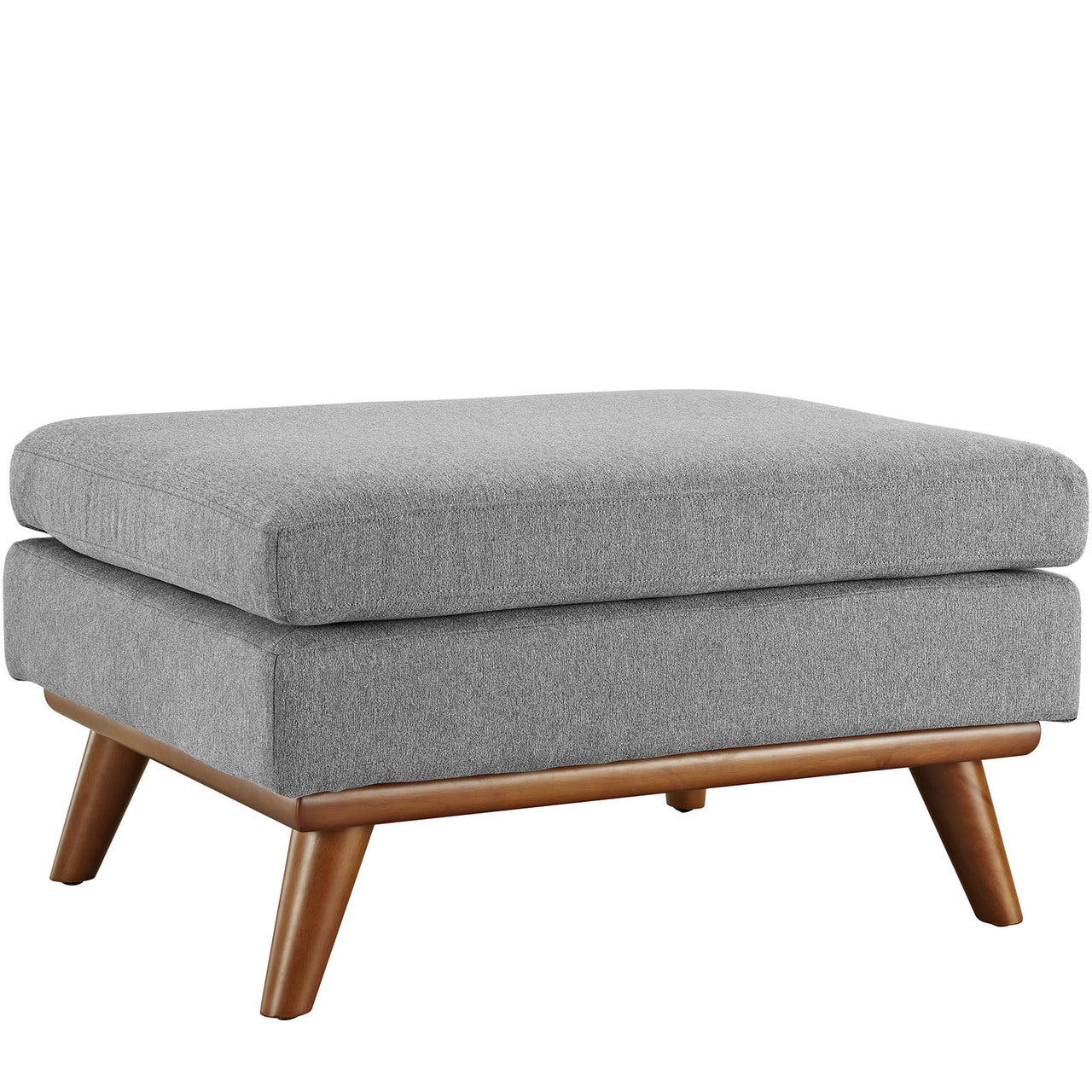 Engage Fabric Ottoman , Grey, Fabric 1797