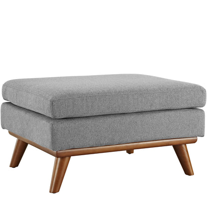 Engage Fabric Ottoman , Grey, Fabric 1797