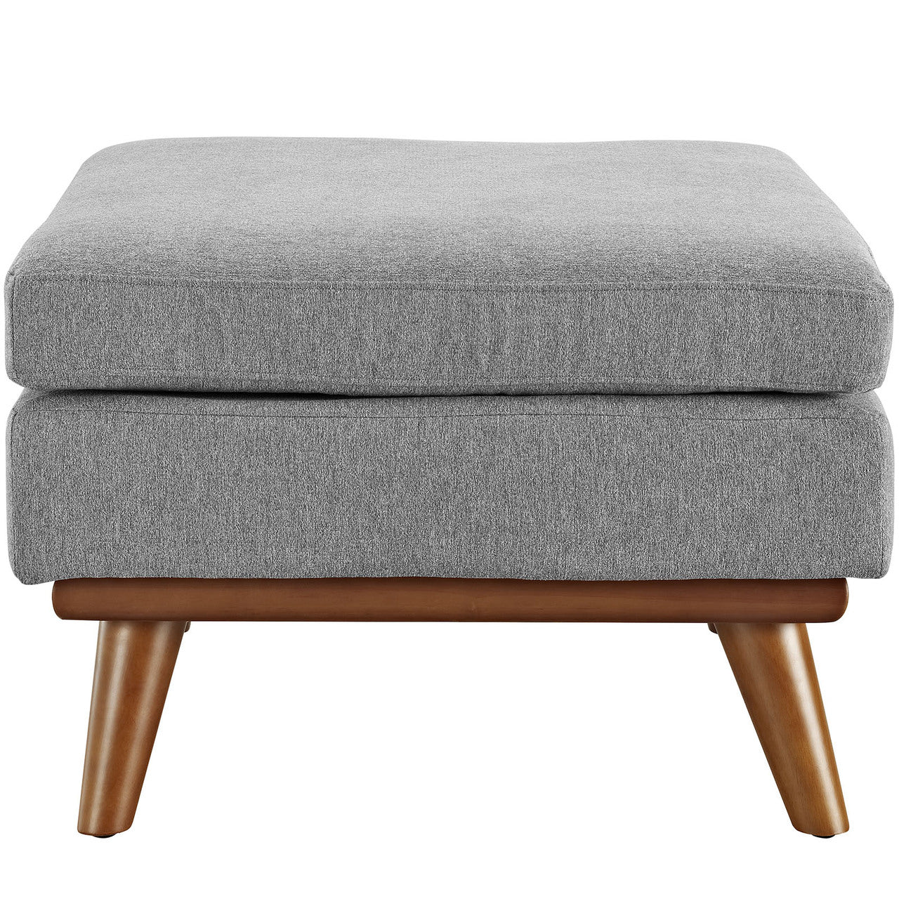 Engage Fabric Ottoman , Grey, Fabric 1797