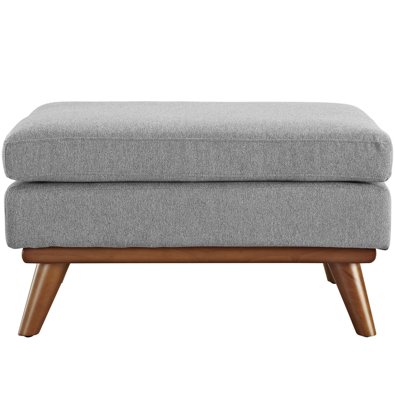 Engage Fabric Ottoman , Grey, Fabric 1797
