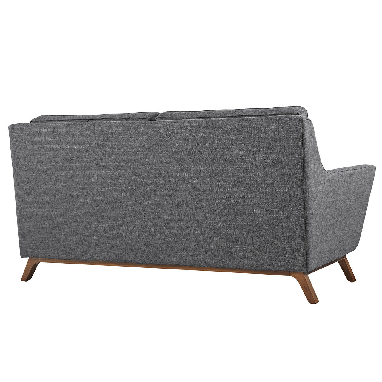 Beguile Fabric Loveseat , Grey, Fabric