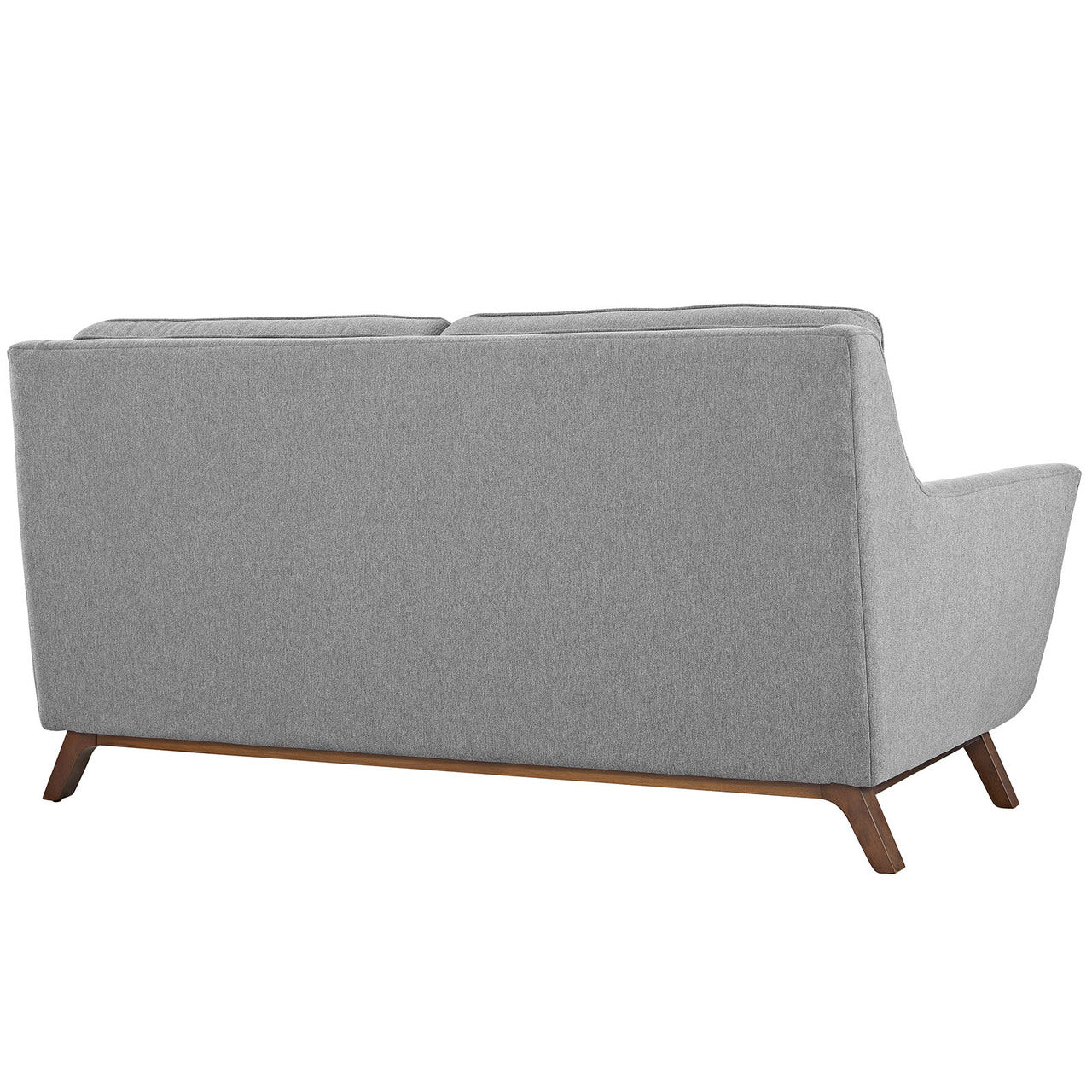 Beguile Fabric Loveseat , Fabric, Grey