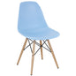 Pyramid Dining Side Chair in Light Blue
