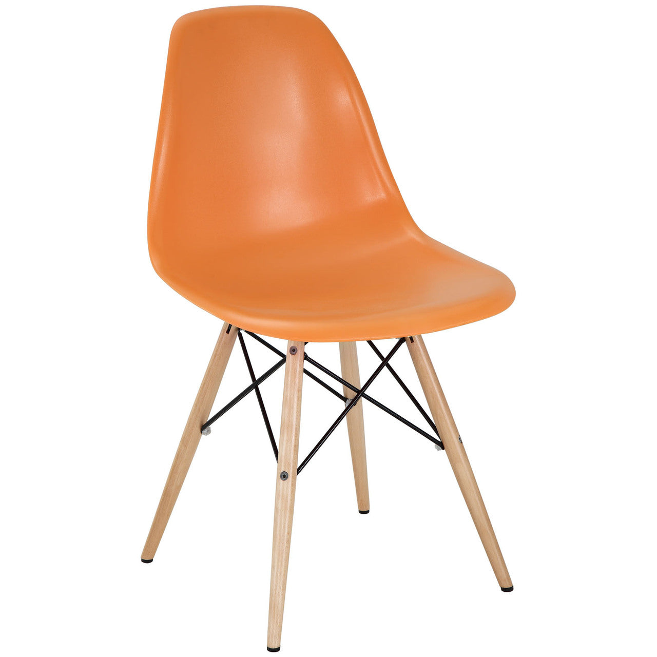 Pyramid Dining Side Chair in Orange