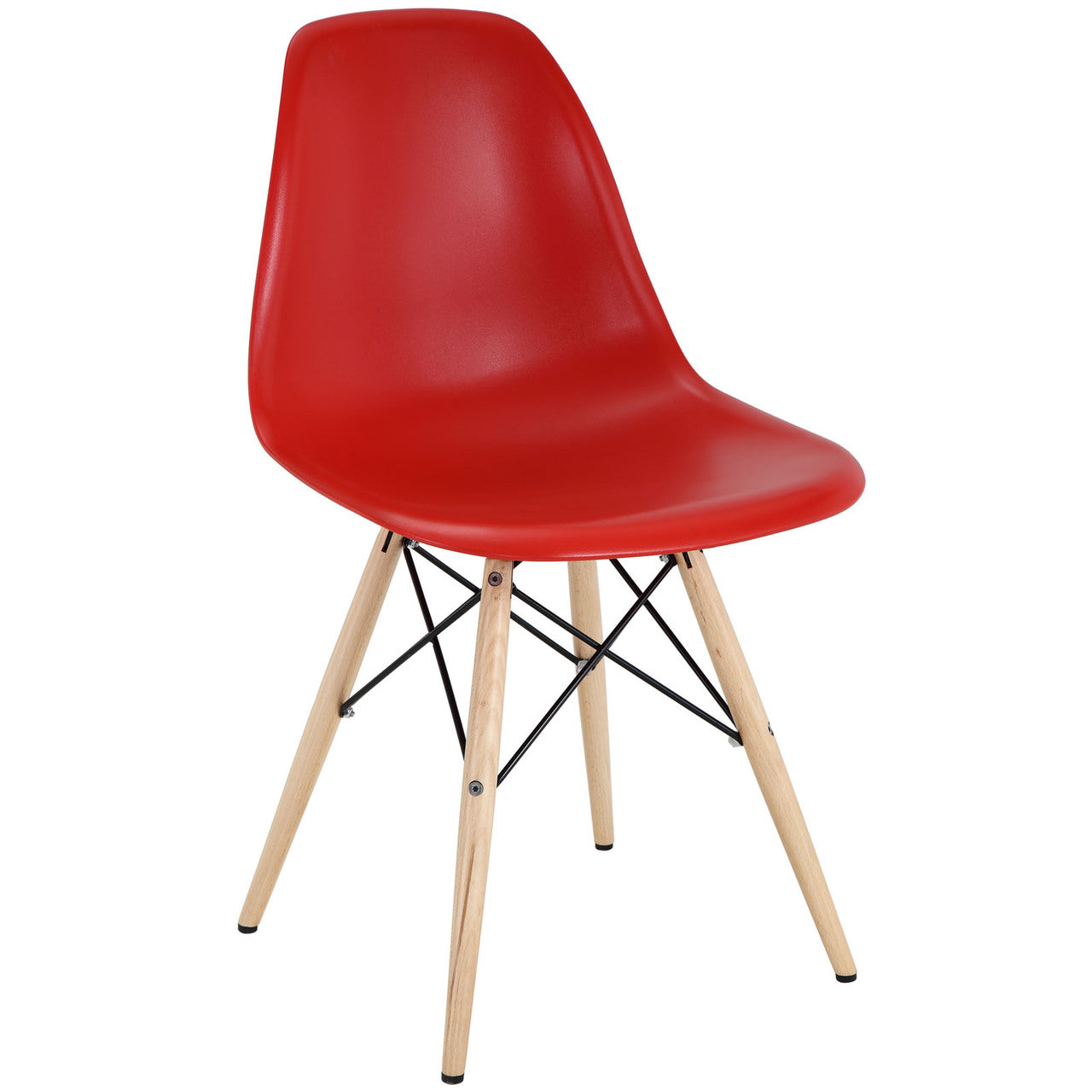 Pyramid Dining Side Chair in Red