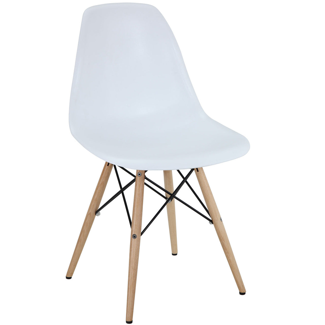 Pyramid Dining Side Chair in White