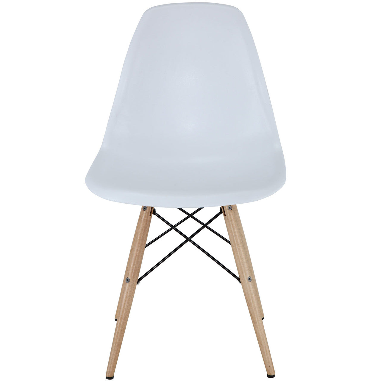 Pyramid Dining Side Chair in White