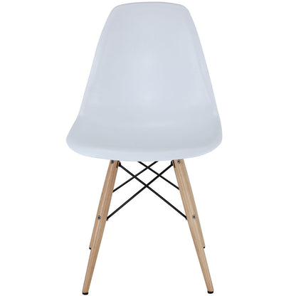 Pyramid Dining Side Chair in White