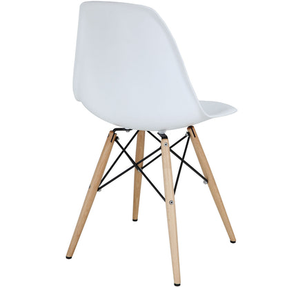 Pyramid Dining Side Chair in White
