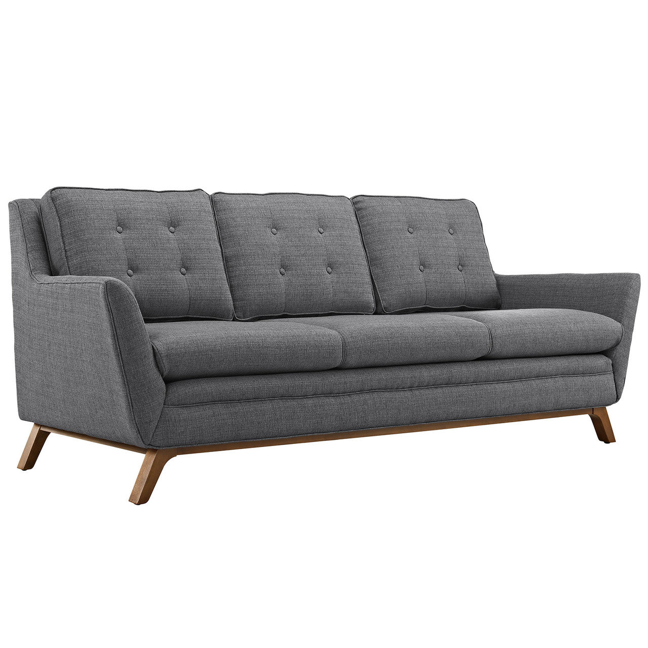 Beguile Fabric Sofa , Grey, Fabric