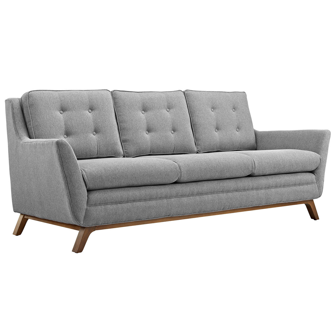 Beguile Fabric Sofa , Fabric, Grey