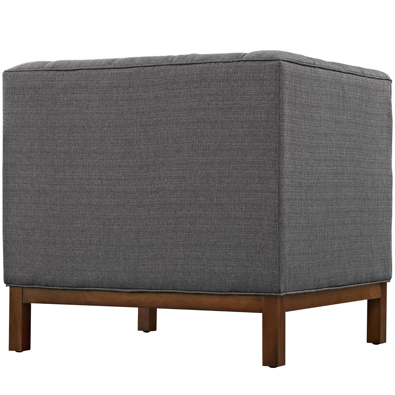 Panache Fabric Armchair , Grey, Fabric