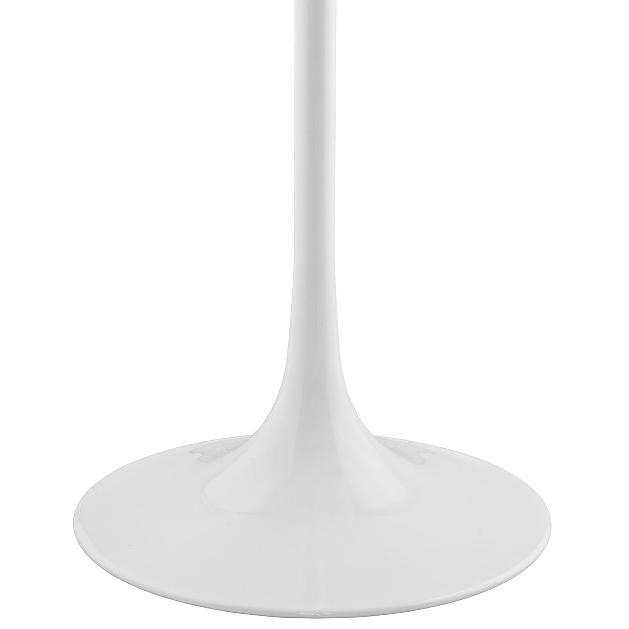 Lippa 28Inches Artificial Marble Bar Table, White, Marble, Steel