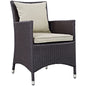 Convene Dining Outdoor Patio Armchair, Beige, Rattan 9899