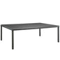 Sojourn 90" Outdoor Patio Dining Table, Brown, Rattan 9923