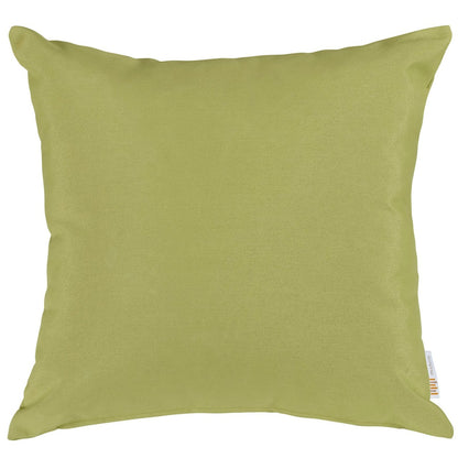 Convene Two Piece Outdoor Patio Pillow Set, Green, Fabric 10022