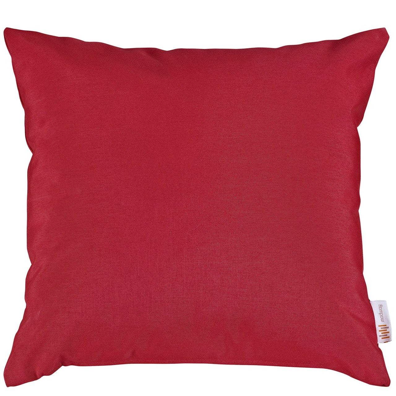 Convene Two Piece Outdoor Patio Pillow Set, Red, Fabric 10023