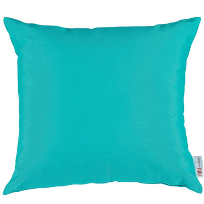 Convene Two Piece Outdoor Patio Pillow Set, Blue, Fabric 10024