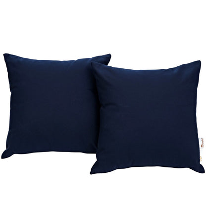 Summon Pillow ( Set of Two), Navy, Fabric 10027