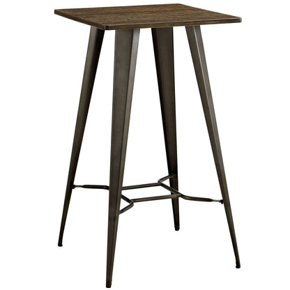 Direct Bar Table, Brown, Metal 10092