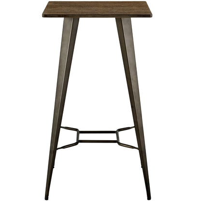 Direct Bar Table, Brown, Metal 10092