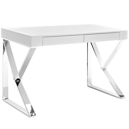 Adjacent Desk, White, Wood 10102