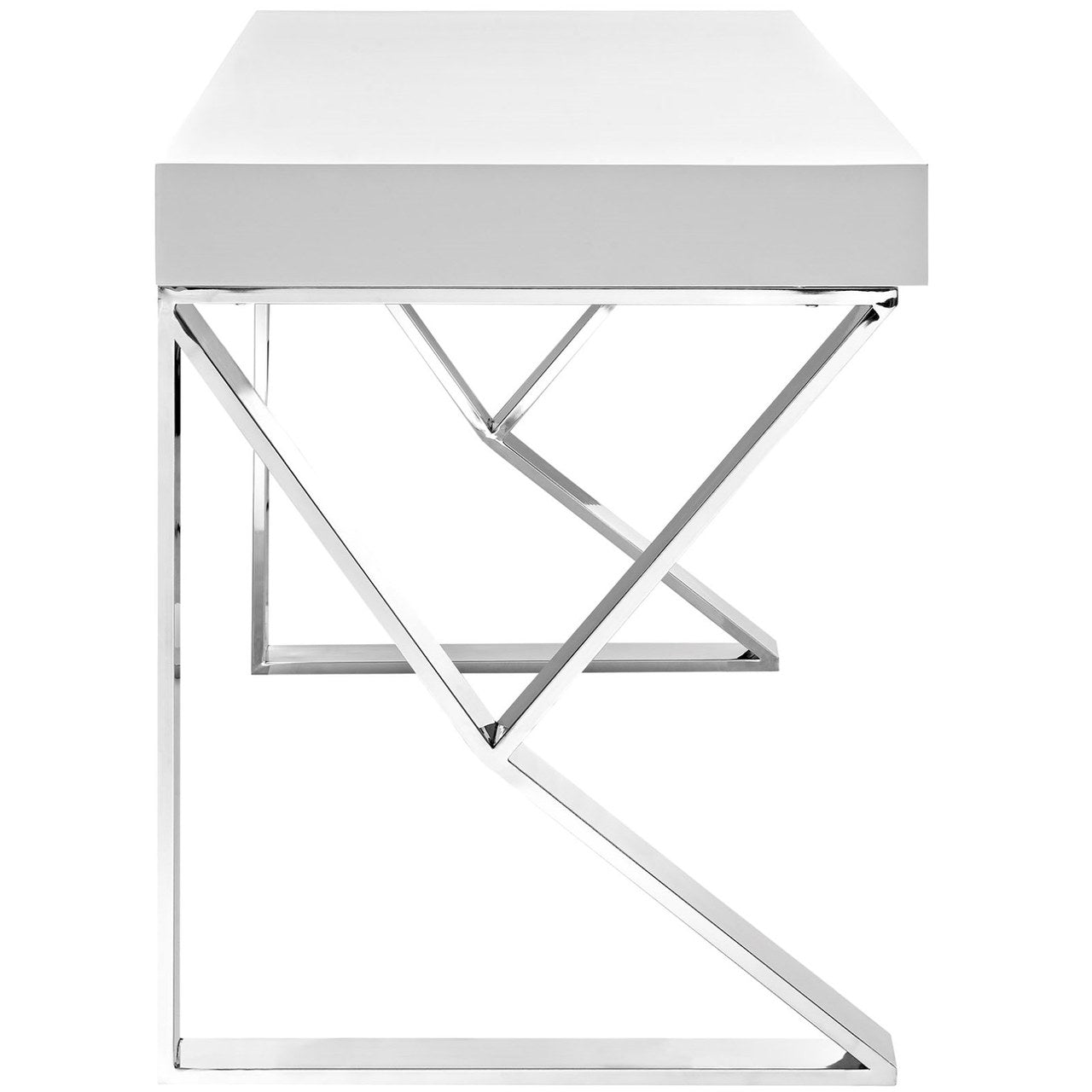 Adjacent Desk, White, Wood 10102