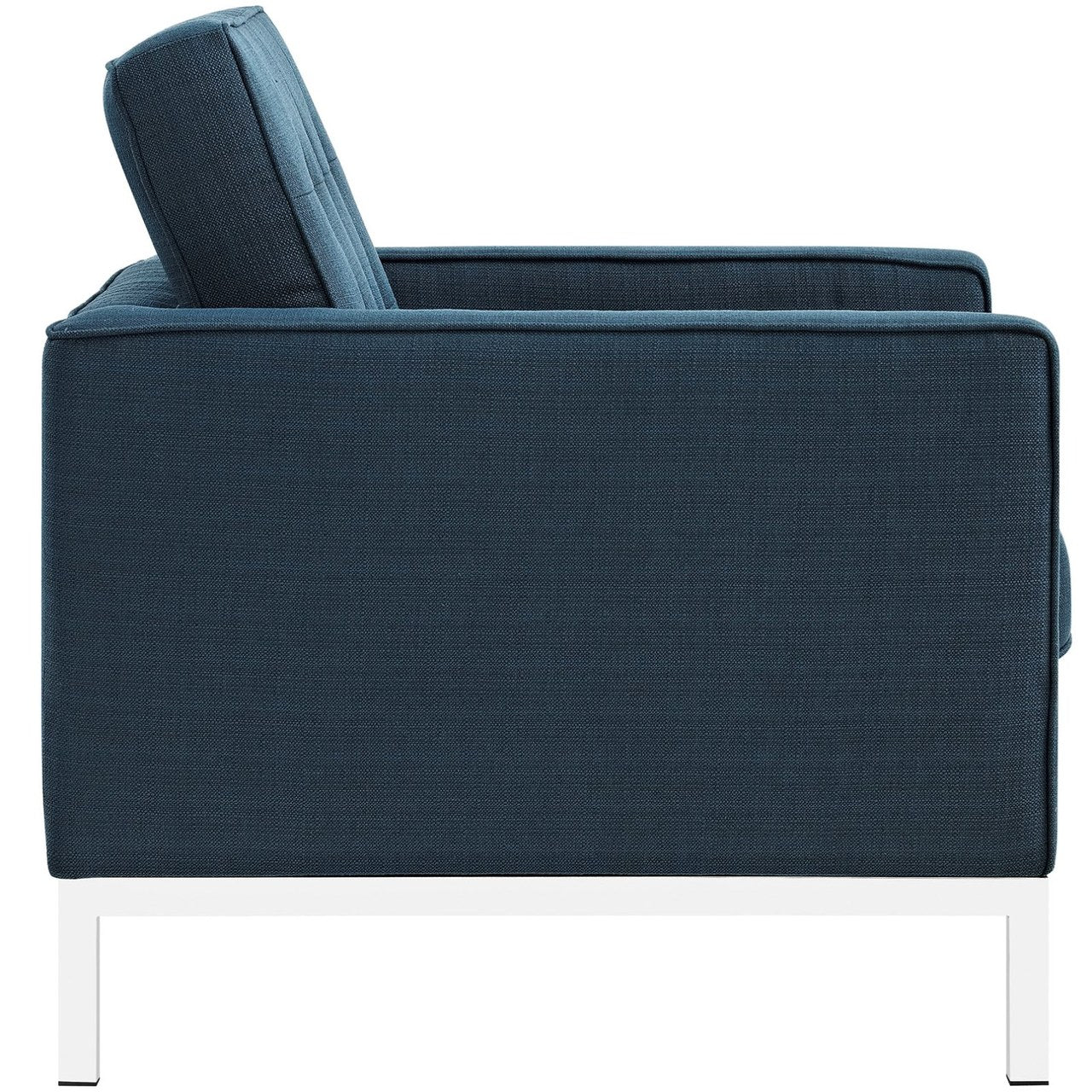 Loft Upholstered Fabric Armchair, Navy, Fabric 10107