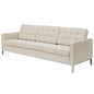 Loft Upholstered Fabric Sofa, Fabric, Beige 13472