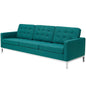 Loft Upholstered Fabric Sofa, Fabric, Aqua Blue 13473