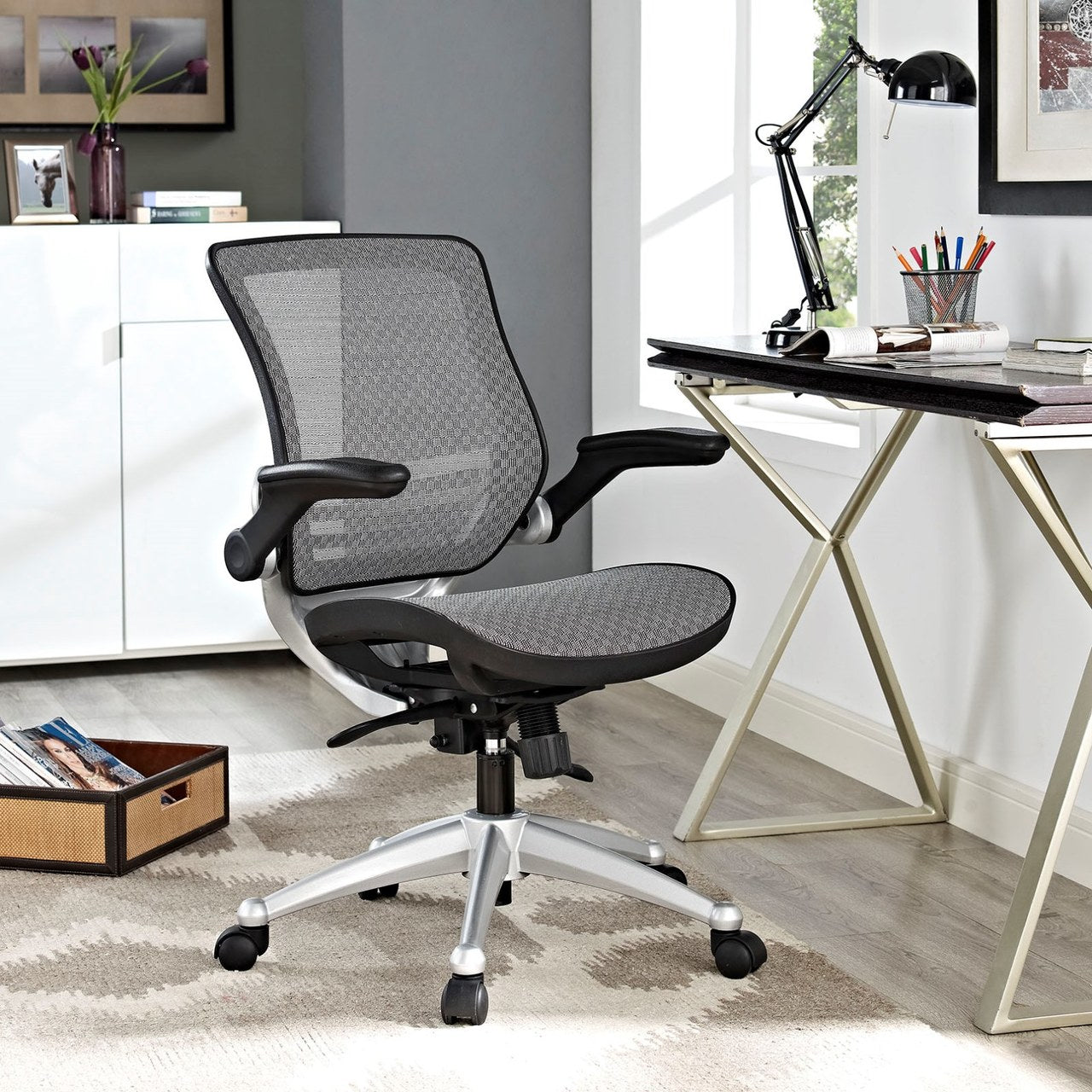 Edge All Mesh Office Chair, Grey, Fabric 10129