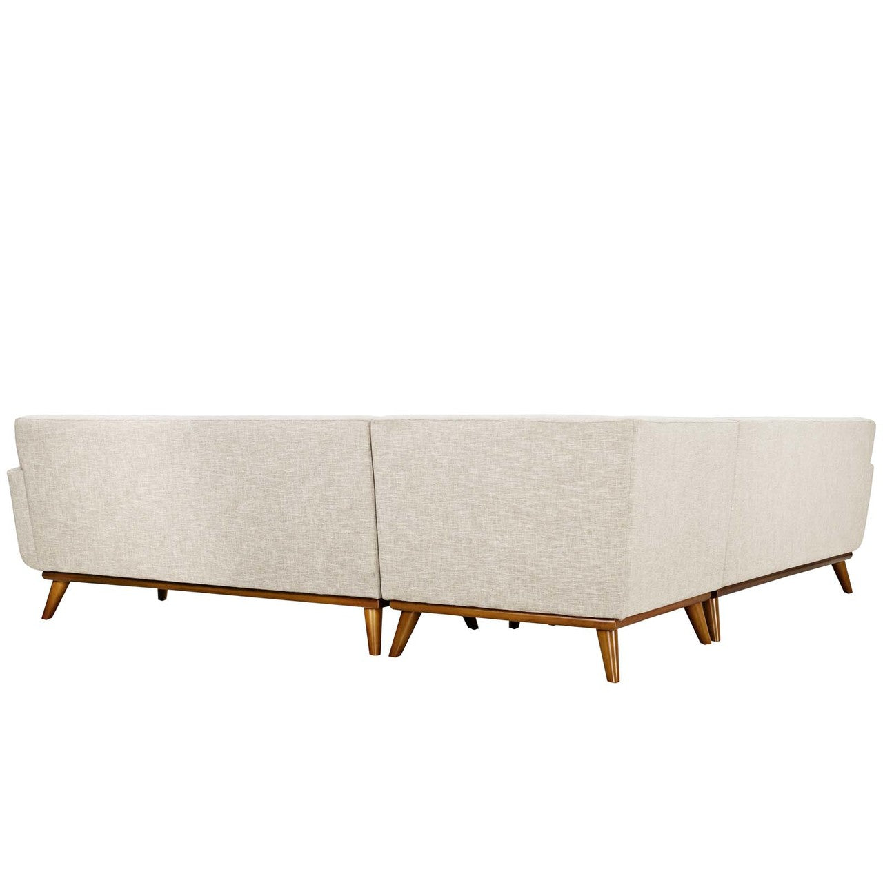 Engage L-Shaped Sectional Sofa, Fabric, Beige 13476