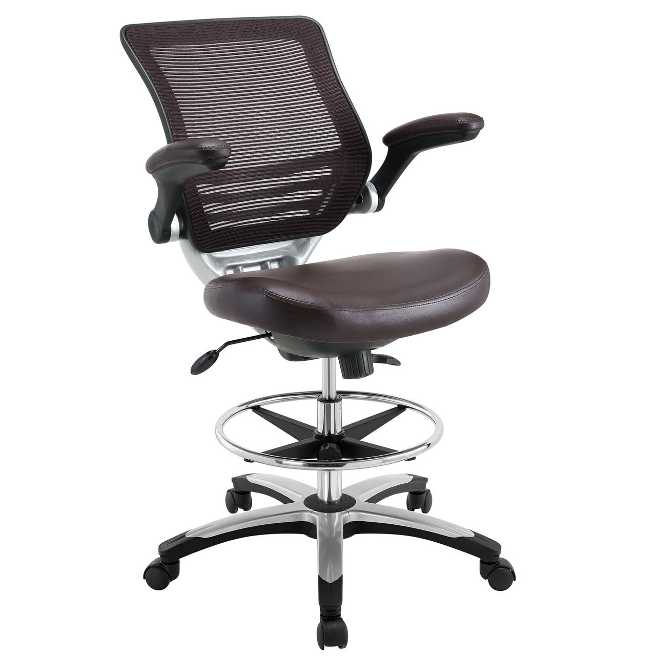 Edge Drafting Chair in Brown