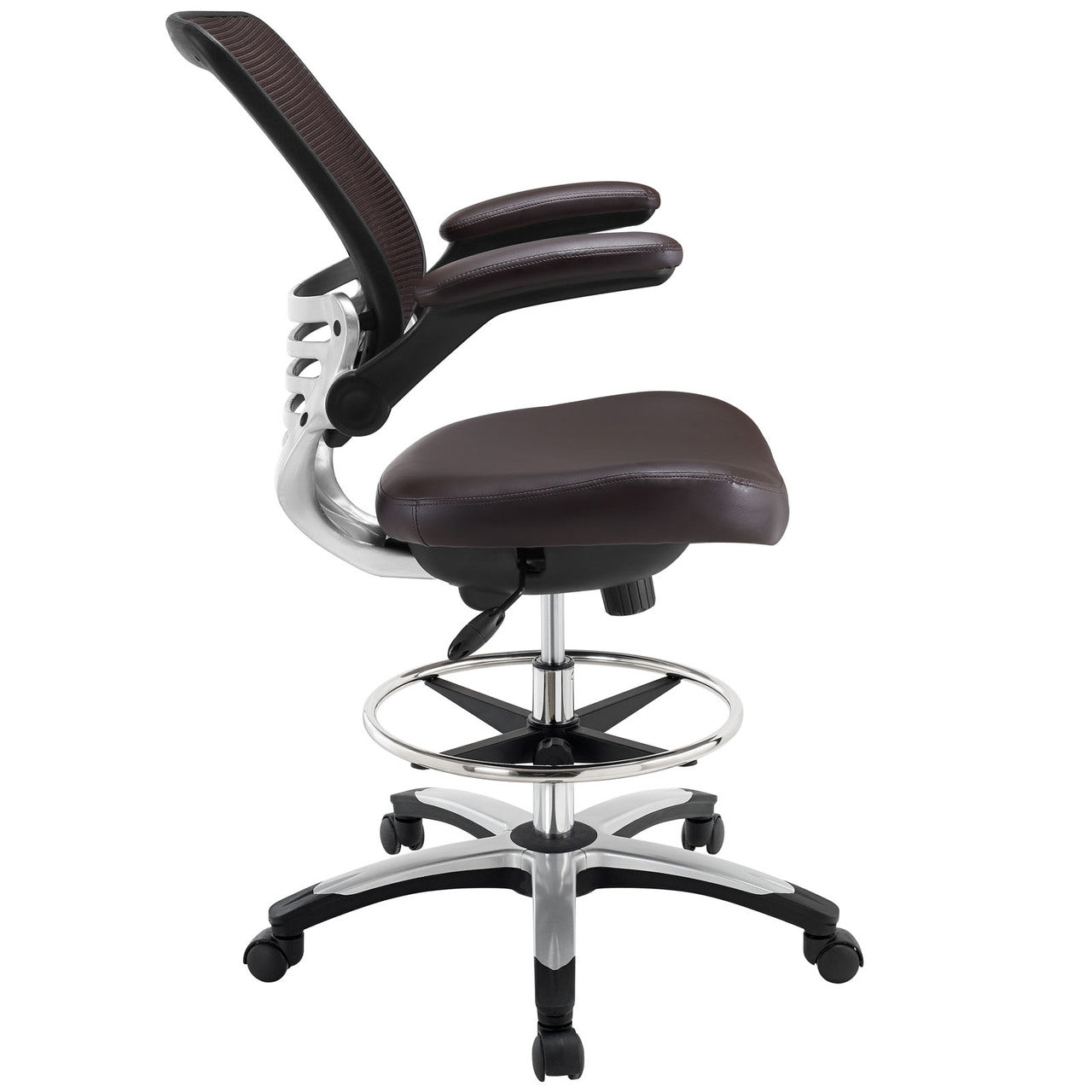 Edge Drafting Chair in Brown