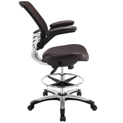 Edge Drafting Chair in Brown