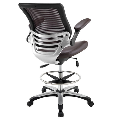 Edge Drafting Chair in Brown