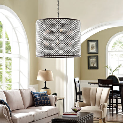 Prosperity Chandelier, Brown, Metal 10185