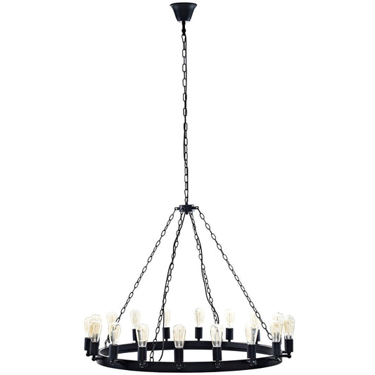 Teleport 43" Chandelier, Brown, Metal 10187