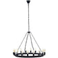Teleport 43" Chandelier, Brown, Metal 10187