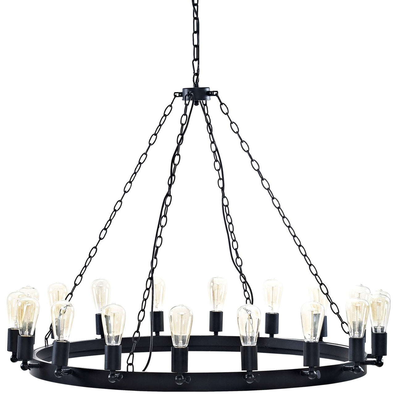Teleport 43" Chandelier, Brown, Metal 10187