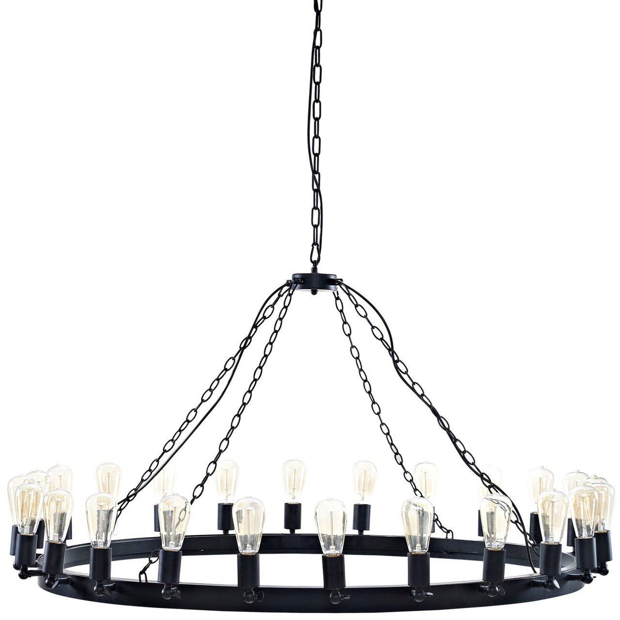 Teleport 52" Chandelier, Brown, Metal 10188