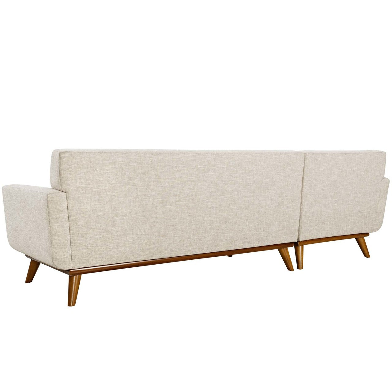 Engage Right-Facing Sectional Sofa, Fabric, Beige 13478