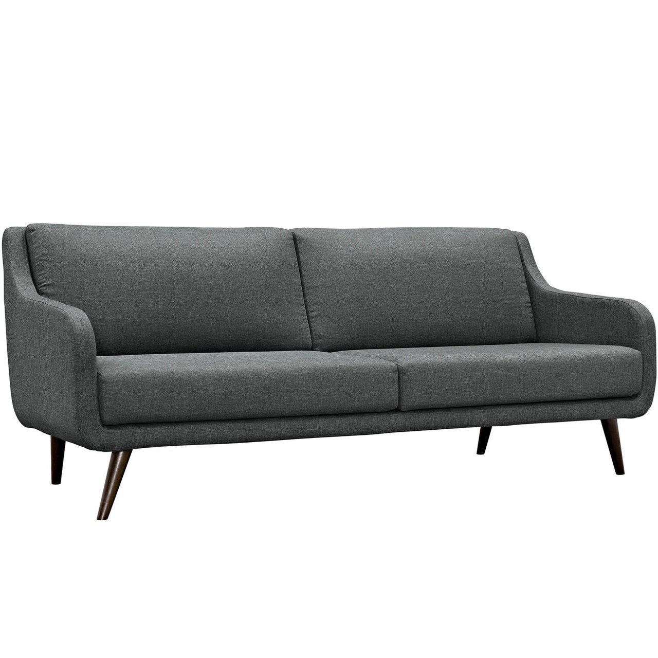 Verve Upholstered Sofa, Grey, Fabric 10233
