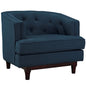 Coast Upholstered Armchair, Navy, Fabric 10236