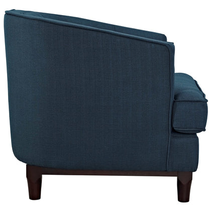 Coast Upholstered Armchair, Navy, Fabric 10236